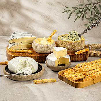 Seleção 5 Queijos Cremosos + BRINDE Grissini de Parmesão