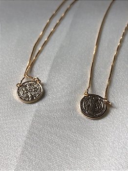 Colar Escapulário São Bento com Cruz- Banhado em Ouro 18K