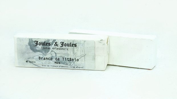 01.b. Bastão a Óleo BRANCO DE TITÂNIO - PW6 Joules & Joules