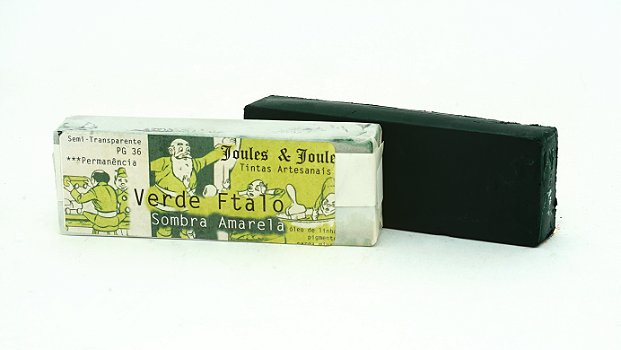 28.b. Bastão a Óleo VERDE FTALO SOMBRA AMARELA - PG36 Joules & Joules