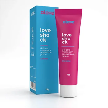 Gel Excitante Loveshock Extreme Beijável Chiclete - 12 g
