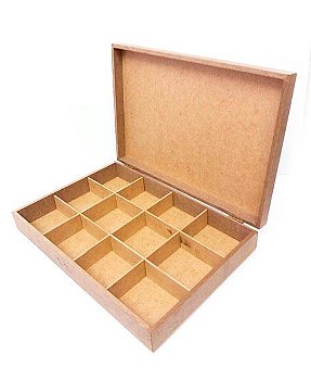 Caixa MDF com divisórias