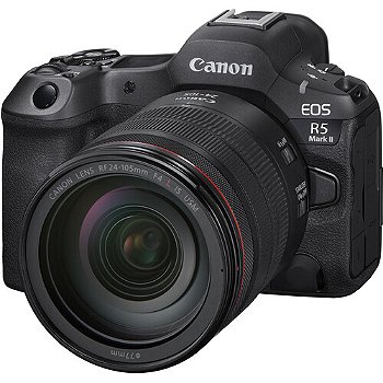 Câmera Canon EOS R5 Mark II Mirrorless Kit com Lente Canon RF 24-105mm f/4L IS USM