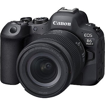 Câmera Canon EOS R6 Mark II Mirrorless Kit com Lente Canon RF 24-105mm f/4-7.1 IS STM
