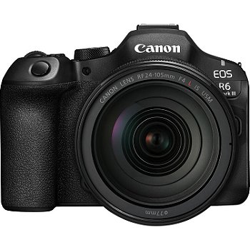 Câmera Canon EOS R6 Mark III Mirrorless Kit com Lente Canon RF 24-105mm f/4L IS USM