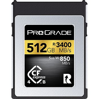 Cartão de Memória ProGrade Digital 512GB CFexpress 4.0 Type B Gold