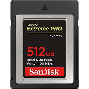 Cartão de Memória SanDisk 512GB Extreme PRO CFexpress Card Type B