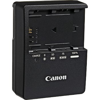 Carregador Canon LC-E6 para Bateria LP-E6 para Câmeras EOS R / EOS R5 / EOS R6 / EOS R7 / EOS 5D