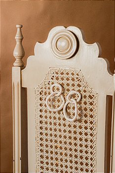 Brinco modular duplo branco