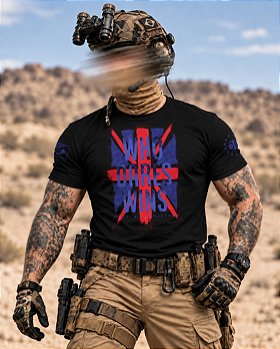 Camiseta Masculina SAS Who Dares Wins Secret Box Team Six Brasil