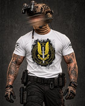 Camiseta Masculina SAS Special Air Service Secret Box Team Six Brasil