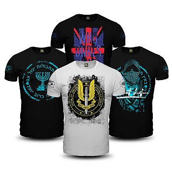 Kit 4 Camisetas Masculinas Secret Box 01 Team Six Brasil