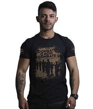 Camiseta Masculina Honor Combati o Bom Combate Acabei a Carreira Guardei a Fé Team Six Brasil