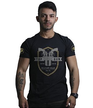 Camiseta Masculina Top Gun Military Wear Team Six Brasil