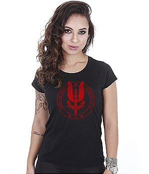 Camiseta Baby Look Feminina SAS Special Air Service Team Six Brasil