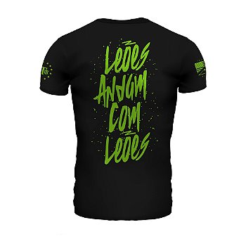 Camiseta Masculina Concept Line Leões Andam Com Leões Team Six Brasil