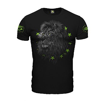 Camiseta Masculina Concept Line Leões Andam Com Leões Team Six Brasil
