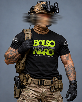 Camiseta Militar Bolsonaro Si Vis Pacem Para Bellum Team Six