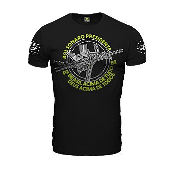 Camiseta Militar Bolsonaro Presidente Team Six