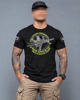 Camiseta Militar Bolsonaro Presidente Team Six
