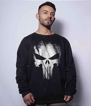 Casaco Básico de Moletom The Punisher Team Six Brasil