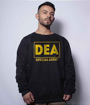 Casaco Básico de Moletom DEA Narcóticos Team Six Brasil