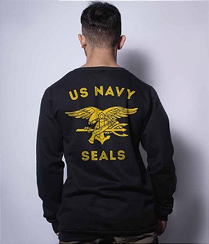 Casaco Básico de Moletom Original Navy Seal Team Six Brasil