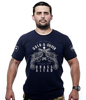 Camiseta Masculina Gold & Silver Team Six Brasil