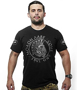 Camiseta Masculina Molon Labe Come and Take Team Six Brasil