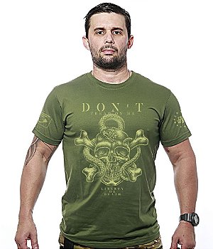 Camiseta Masculina Don't Tread On Me Team Six Brasil