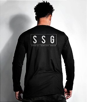 Camiseta Manga Longa SSG Paquistão Special Service Group Masculina Team Six Brasil