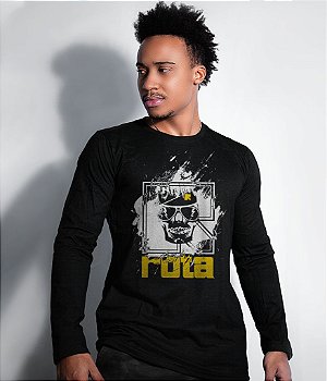 Camiseta Manga Longa ROTA Masculina Team Six Brasil
