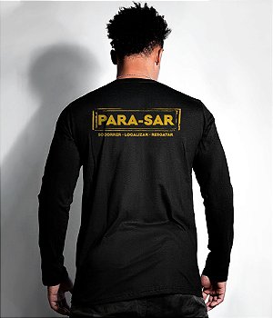 Camiseta Manga Longa PARA-SAR Masculina Team Six Brasil