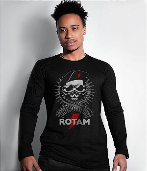 Camiseta Manga Longa ROTAM Exclusiva Masculina Team Six Brasil