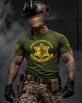 Camiseta Masculina Israel Defense Forces Secret Box Team Six Brasil