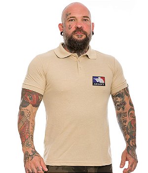 Camiseta Gola Polo Masculina Airsoft Team