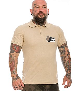 Camiseta Gola Polo Masculina IPSC Team Six Brasil