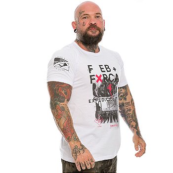 Camiseta Masculina FEB força expedicionária brasileira Team Six Brasil