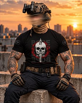 Camiseta Masculina BOPE Secret Box Team Six Brasil