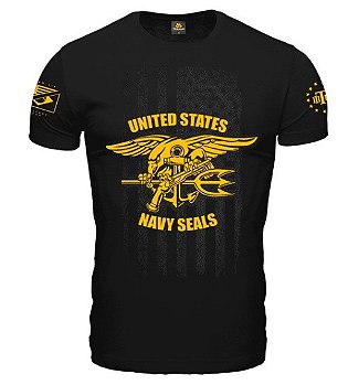 Camiseta Masculina Navy Seals Secret Box Team Six Brasil