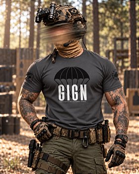 Camiseta Masculina GIGN Secret Box Team Six Brasil