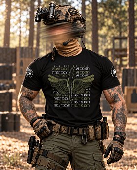 Camiseta Masculina ISRAEL SAYERET MATKAL Secret Box Team Six Brasil