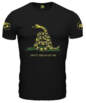 Camiseta Masculina Don't Tread On Me Secret Box Team Six Brasil