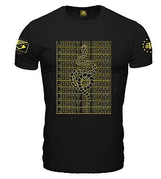 Camiseta Masculina LIBERTY OR DEATH Secret Box Team Six Brasil
