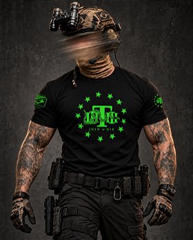 Camiseta Masculina JOIN OR DIE Secret Box Team Six Brasil