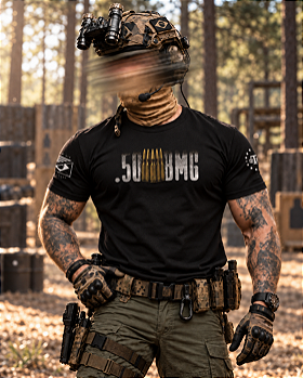 Camiseta Masculina .50 BMG Secret Box Team Six Brasil