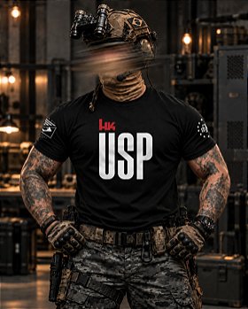 Camiseta Masculina HK USP Secret Box Team Six Brasil