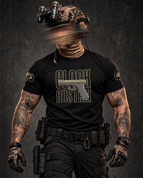 Camiseta Masculina GLOCK AUSTRIA Secret Box Team Six Brasil