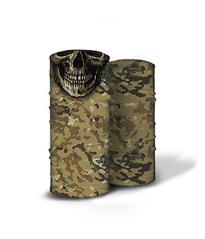 Face Armor Caveira Camuflada Multicam