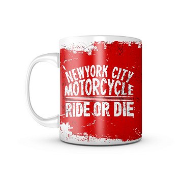 Caneca NYC Motorcycle Ride Or Die 325ML